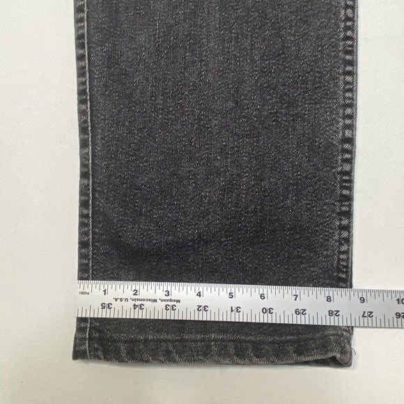 Vintage 90s Levis Relaxed Fit Jeans Men 42x29 Gray Straight Leg Made USA - Picture 12 of 13